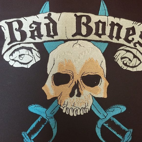 Vintage Bad Bones 1993 Patch Collectible Large Black - Picture 5 of 8